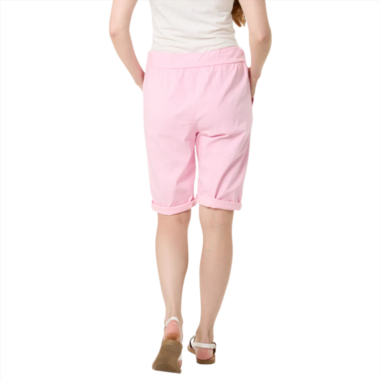Magic Shorts Super Stretch Plain Shorts | Pink | One Size