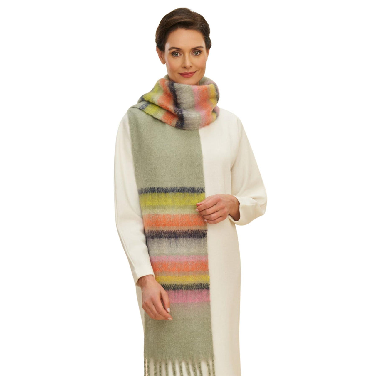 Powder Sammy Cosy Scarf | Moss