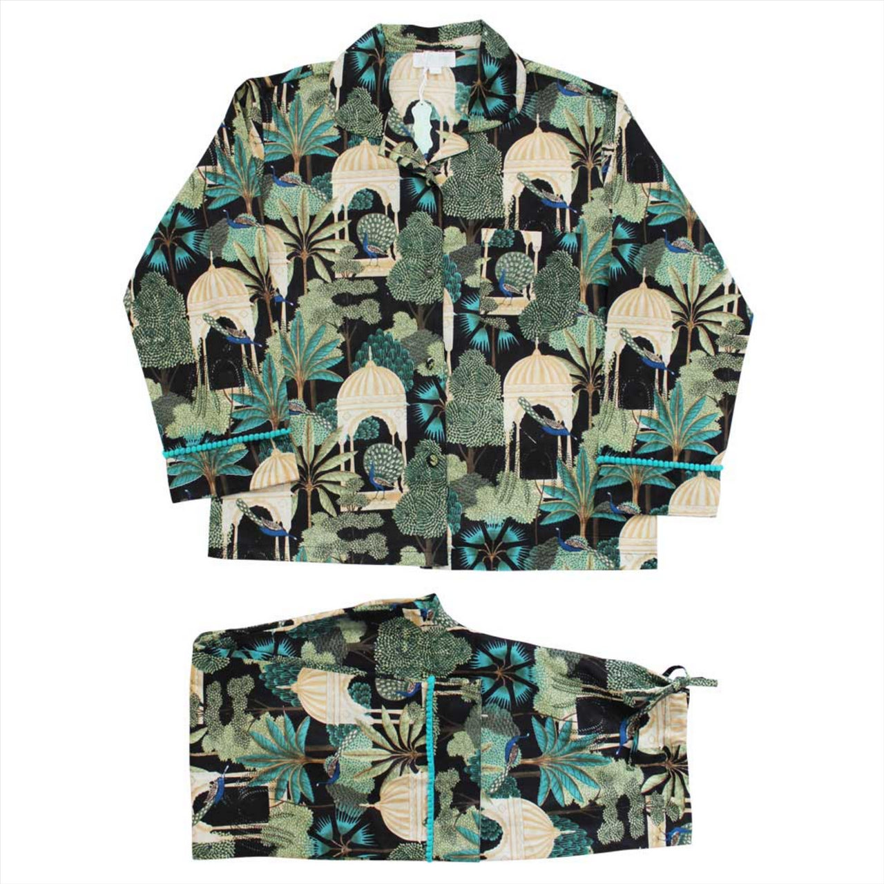 Powell Craft Pagoda Garden Cotton Pyjamas