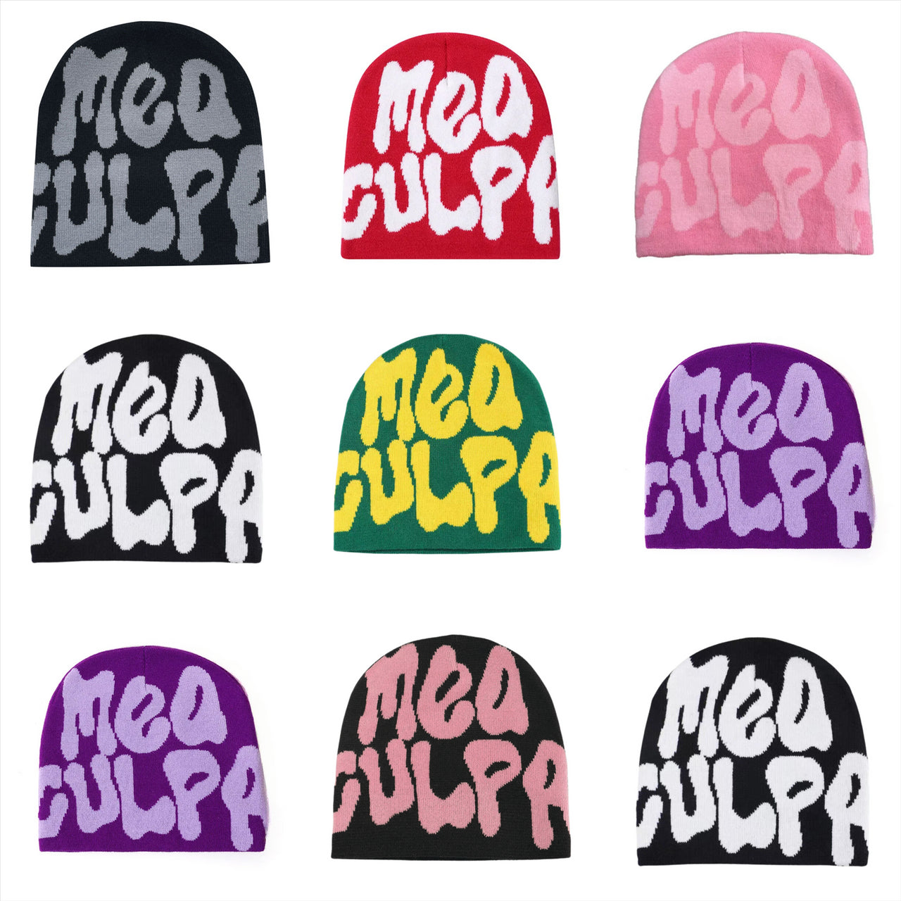 Mea Culpa (It's My Fault) Beanie Hat
