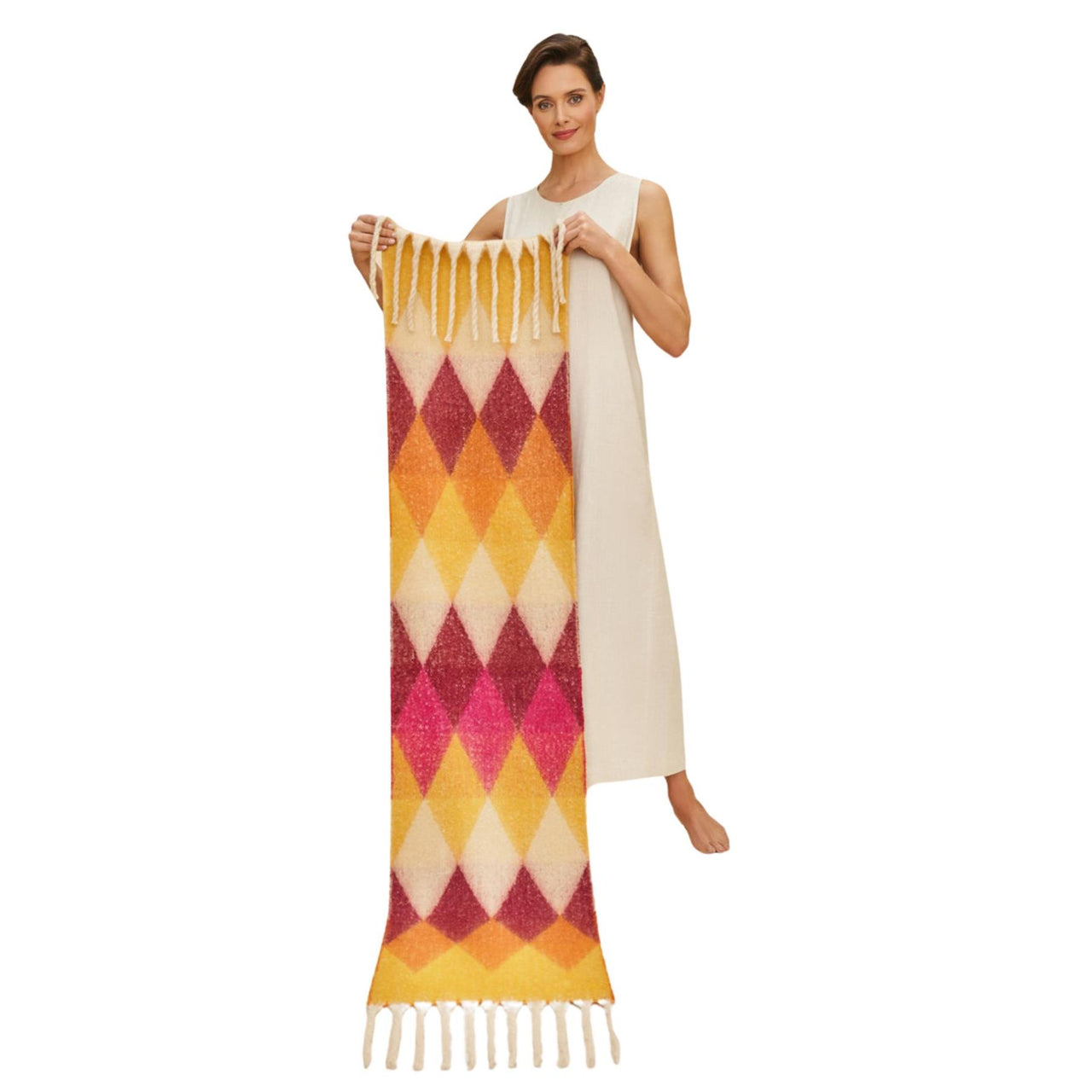 Powder Lulu Cosy Scarf | Fuchsia Mix