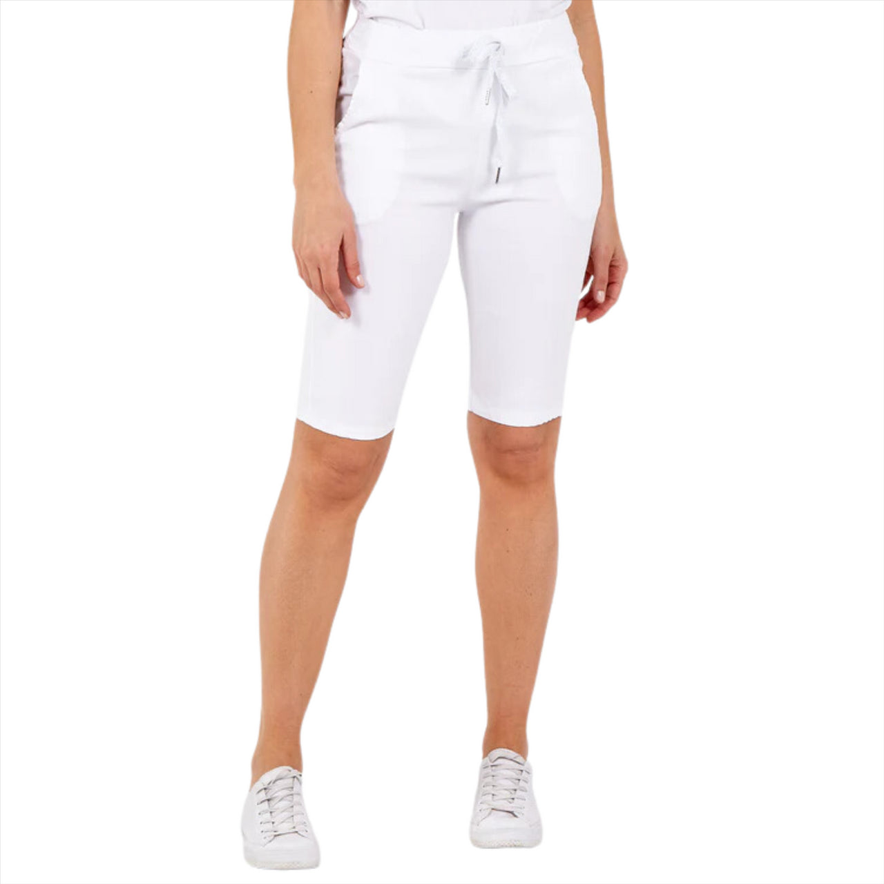 Magic Shorts Super Stretch Plain Shorts | White | One Size