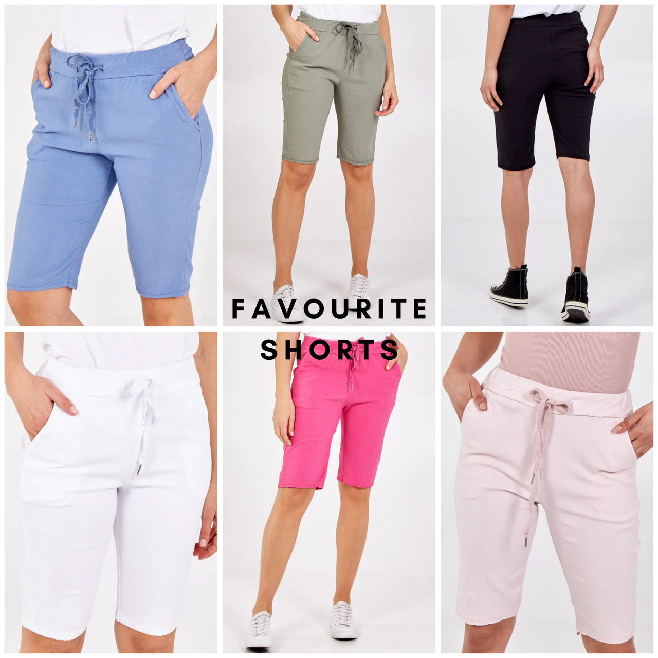 Magic Shorts Super Stretch Plain Shorts | Various Colours Available