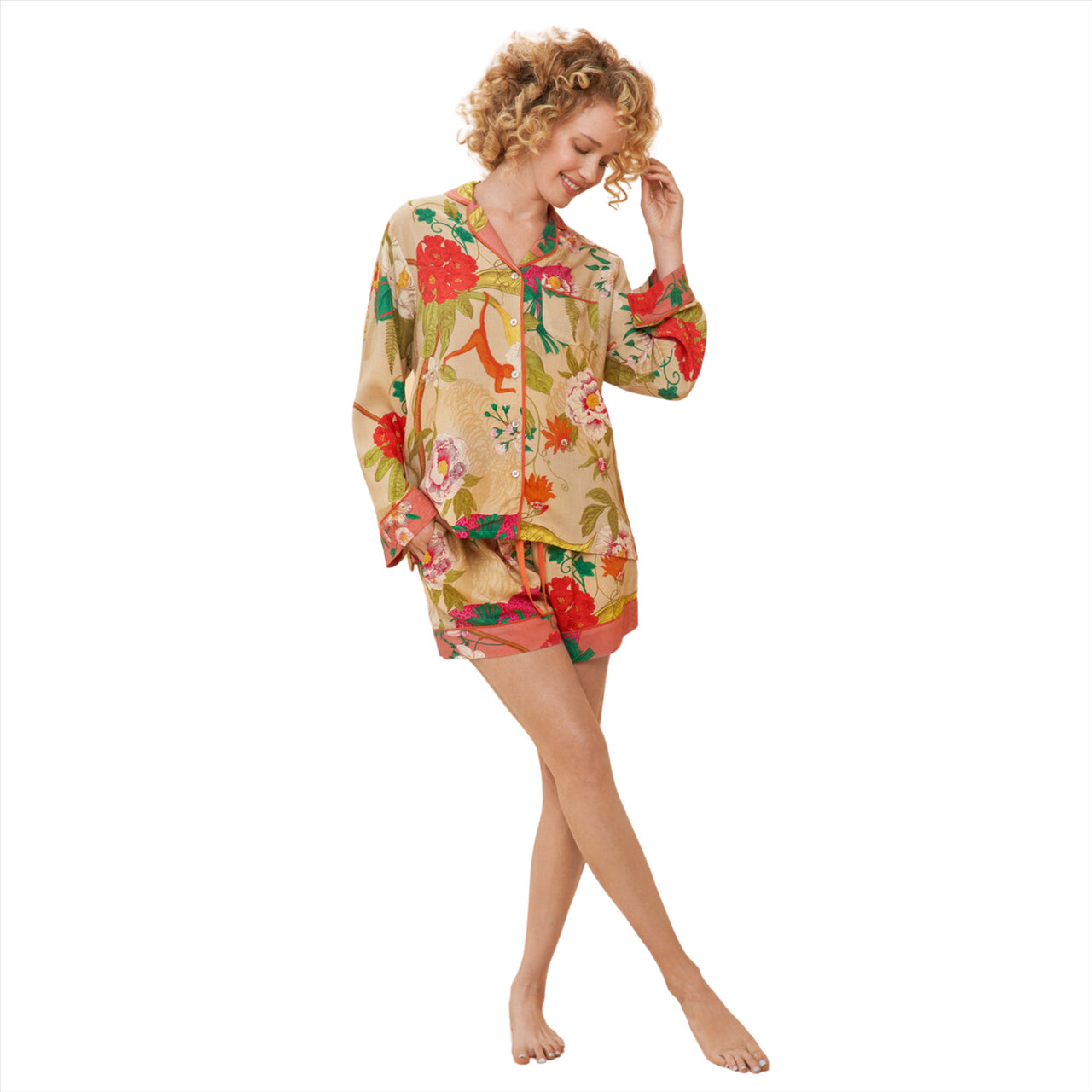 Powder Tropical Flora & Fauna Super Soft Luxury Pyjamas