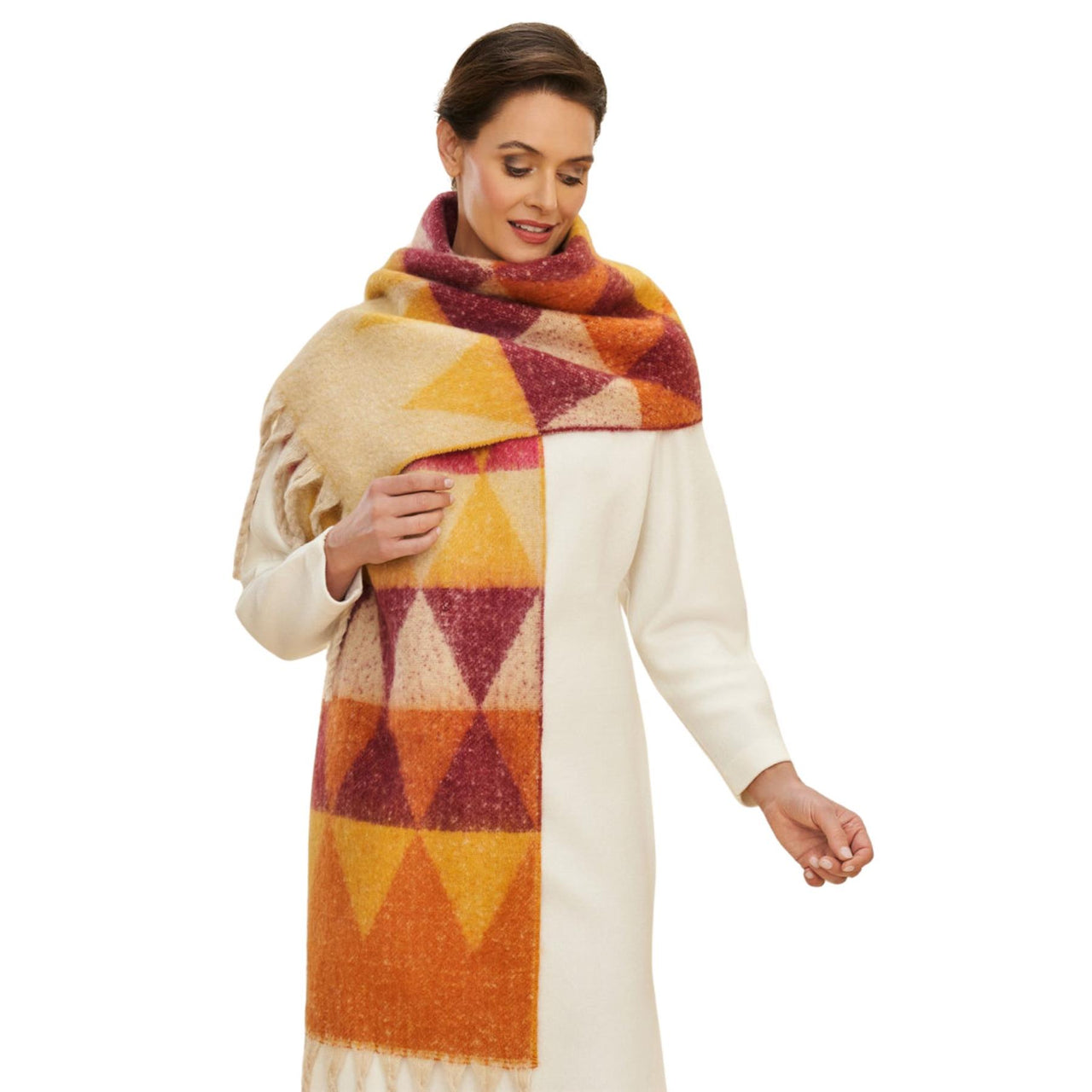 Powder Lulu Cosy Scarf | Fuchsia Mix