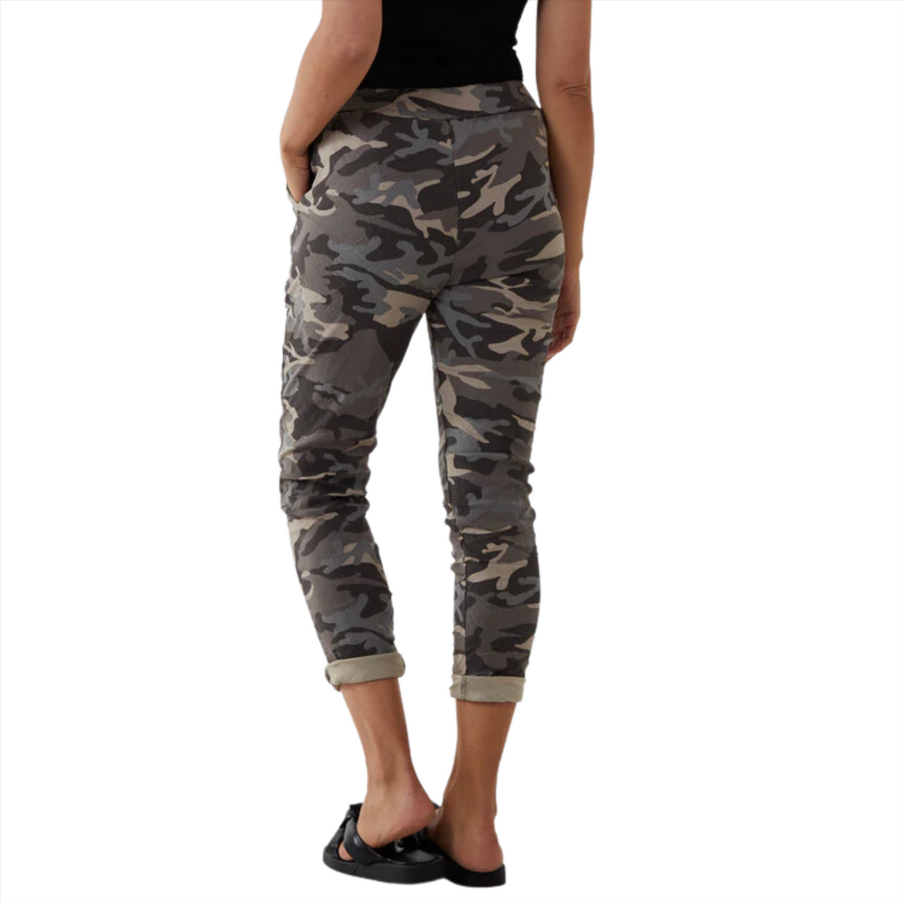Magic Pants Super Stretch Camouflage Trousers | Mocha | One Size