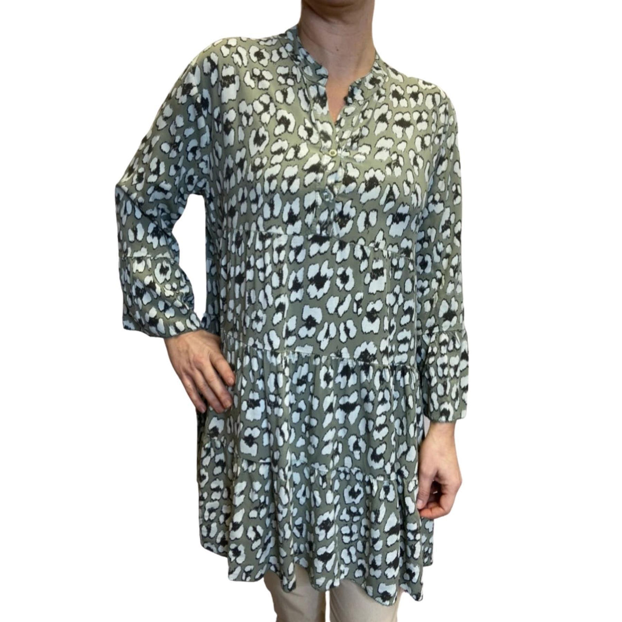 Goose Island Flower Print Tunic | Khaki | One Size