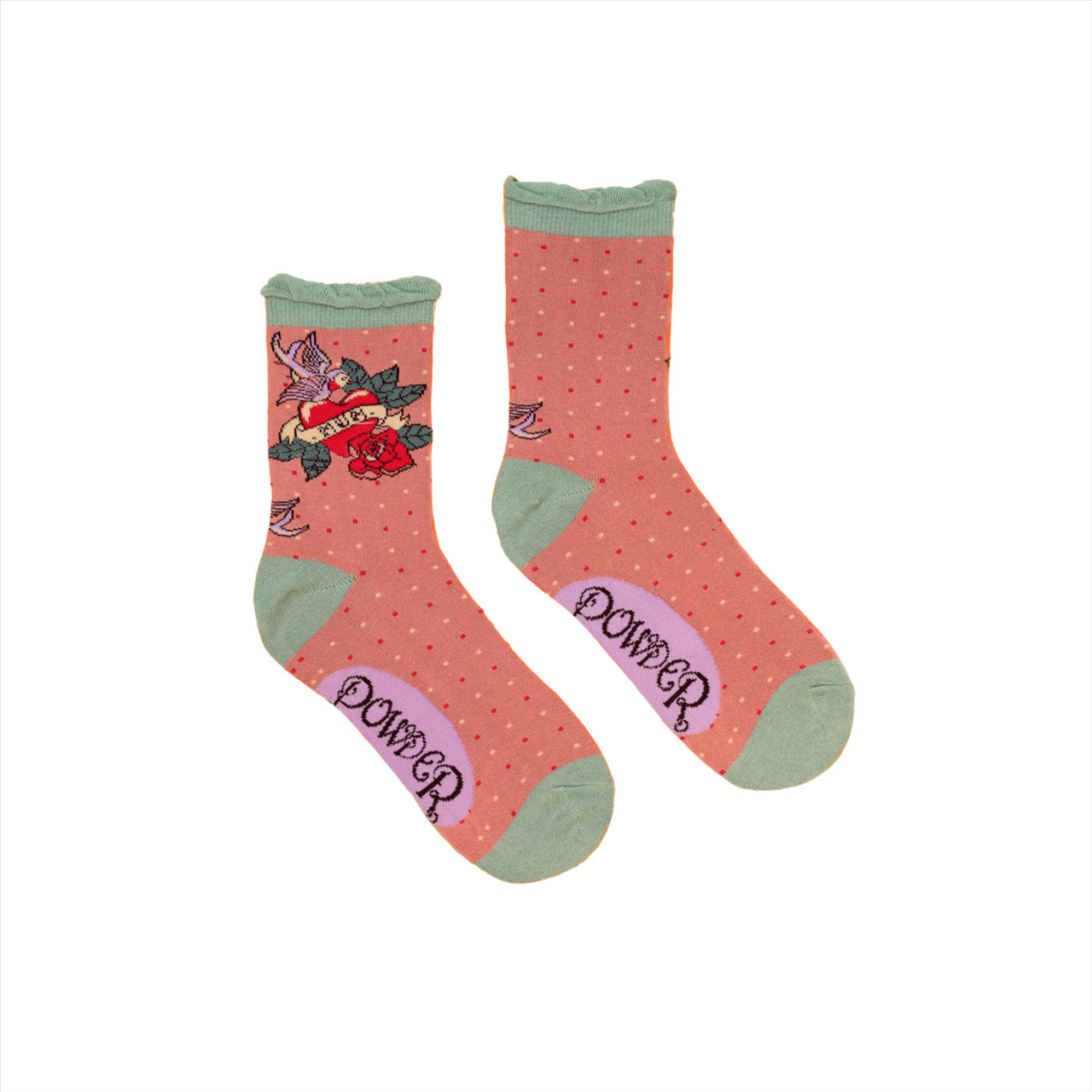 Powder Women's Ankle Socks | Tattoo 'Mum'