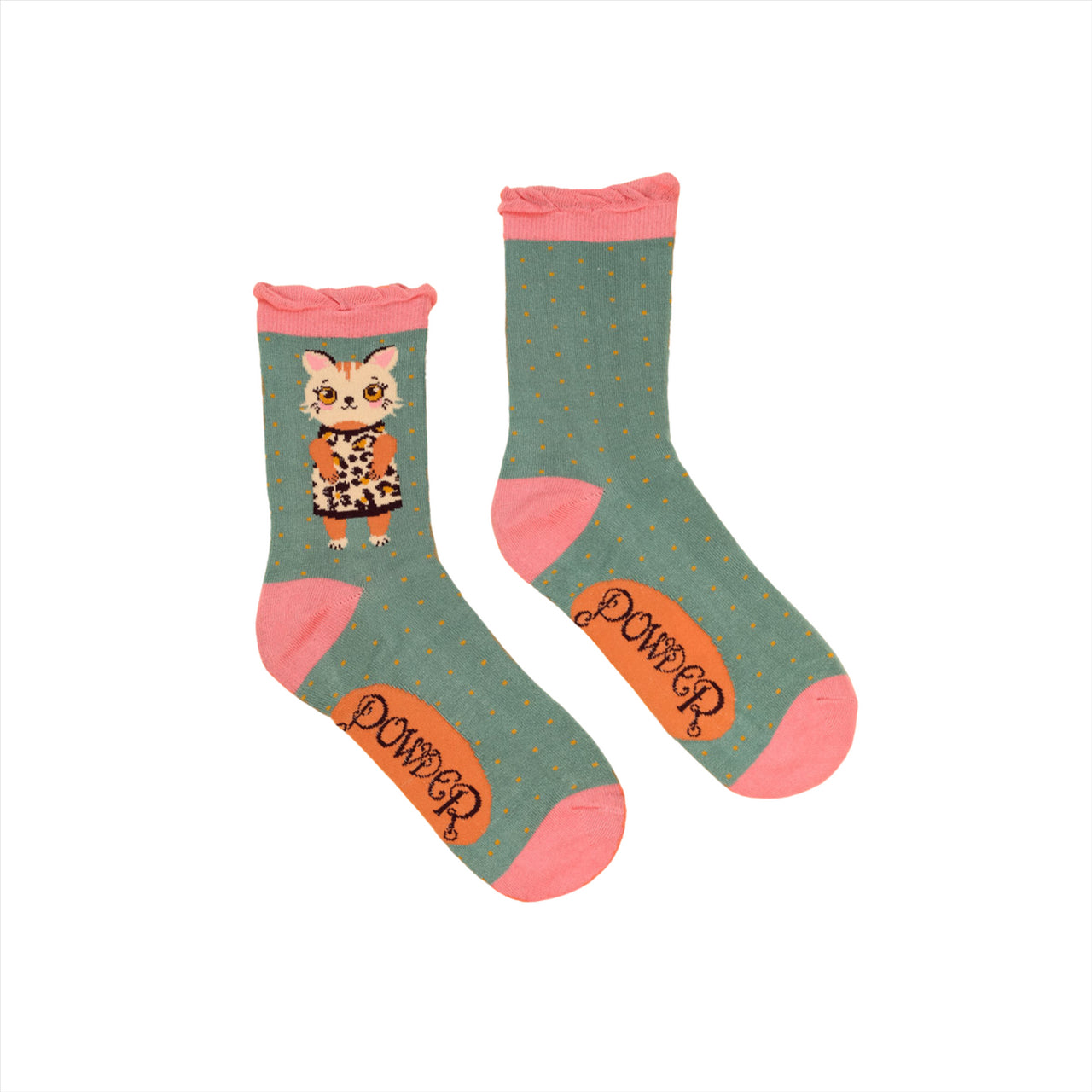 Powder Women's Ankle Socks | Pretty Kitty