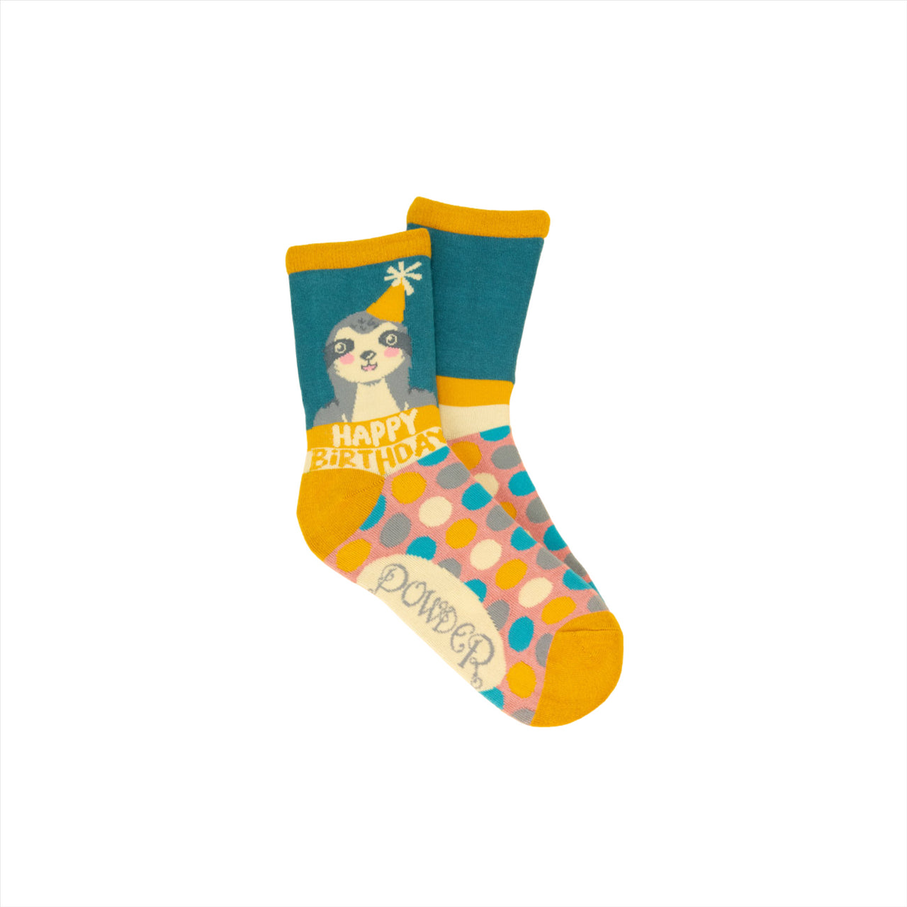 Powder Women's Ankle Socks | Happy Birthday Sloth