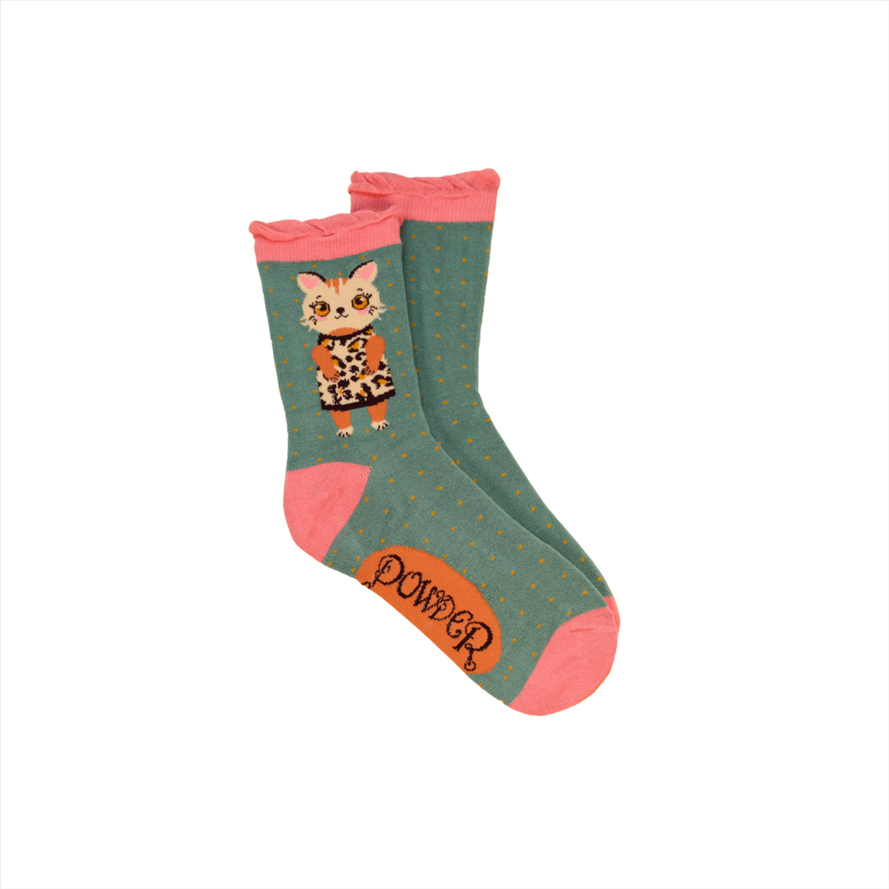 Powder Women's Ankle Socks | Pretty Kitty